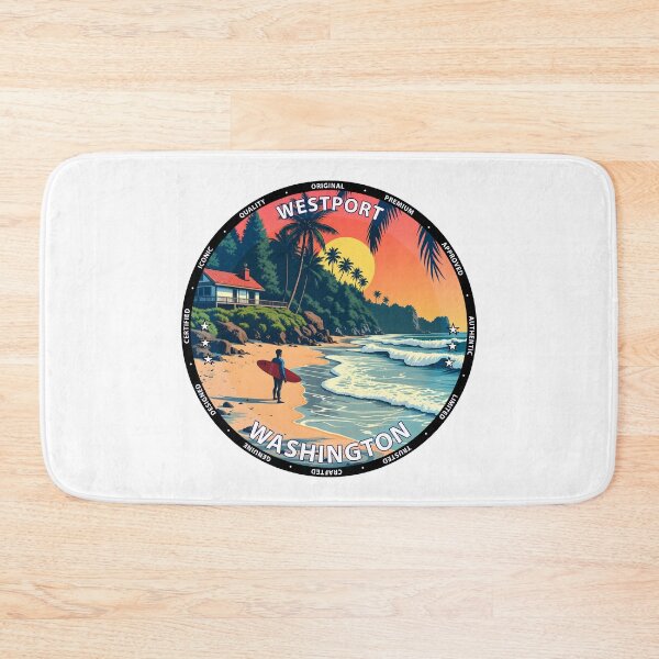 Item preview, Westport – Washington USA - Surf lifestyle powerful beach waves designed and sold by inkNext.
