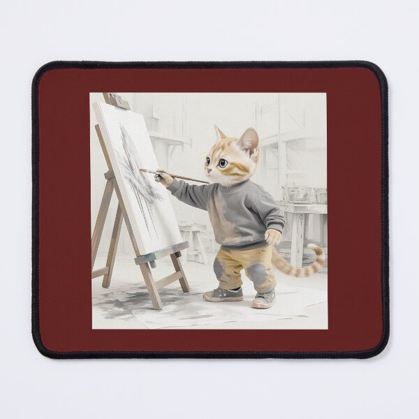 Item preview, Artistic Feline Painter designed and sold by Matthew Gonzalez.