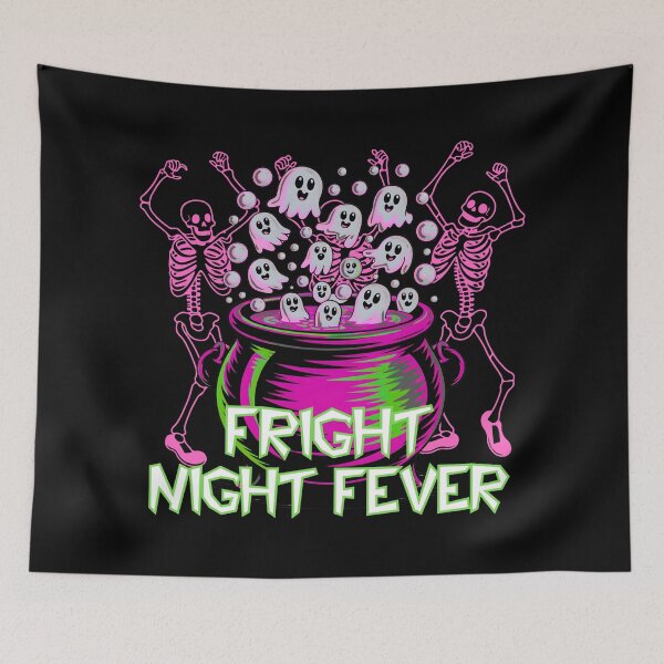 Item preview, Halloween skeletons dance at the cauldron designed and sold by PeteLawliiet.