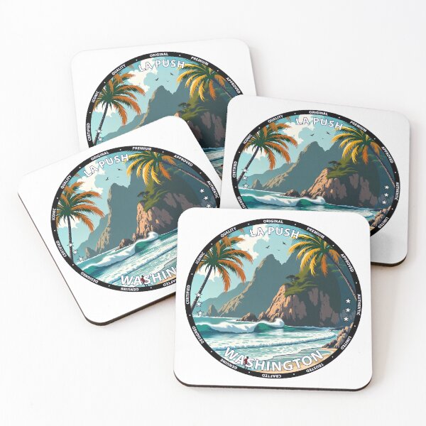 Item preview, La Push – Washington USA - Surf lifestyle remote forested waves designed and sold by inkNext.