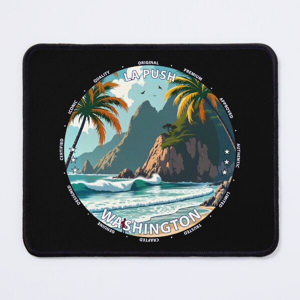 Item preview, La Push – Washington USA - Surf lifestyle remote forested waves designed and sold by inkNext.