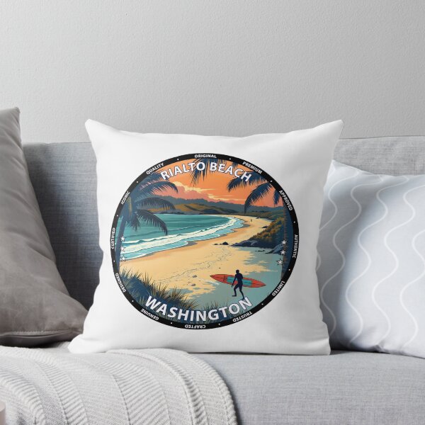 Item preview, Rialto Beach – Washington USA - Surf lifestyle dramatic coastal waves designed and sold by inkNext.