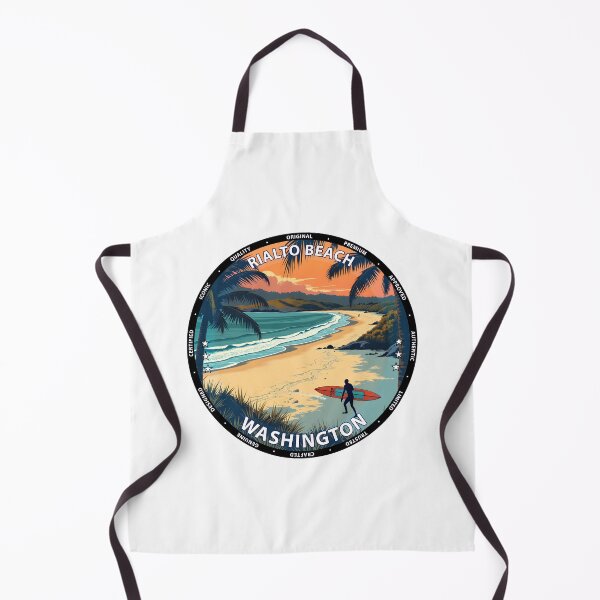 Item preview, Rialto Beach – Washington USA - Surf lifestyle dramatic coastal waves designed and sold by inkNext.