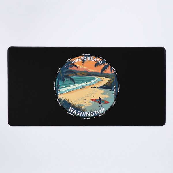 Item preview, Rialto Beach – Washington USA - Surf lifestyle dramatic coastal waves designed and sold by inkNext.