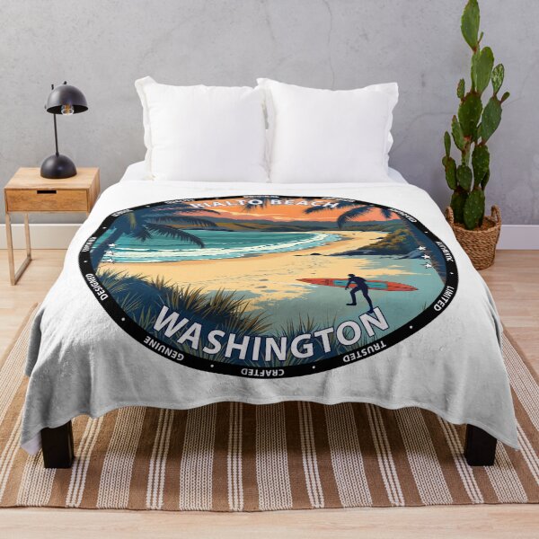 Item preview, Rialto Beach – Washington USA - Surf lifestyle dramatic coastal waves designed and sold by inkNext.