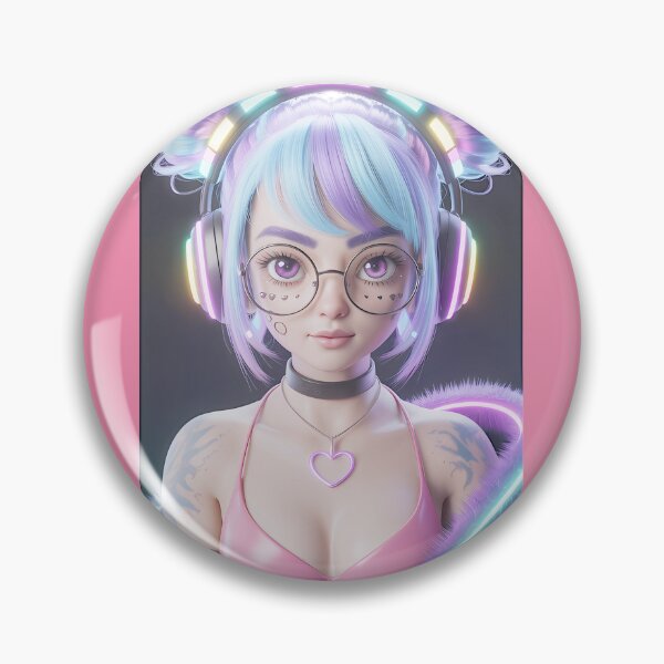 Item preview, Cyberpunk Babe Neon Aesthetic designed and sold by Matthew Gonzalez.