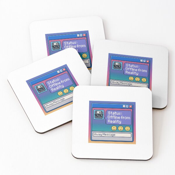 Item preview, Status: Offline from Reality – Retro Instant Messenger designed and sold by PulsivoxRecords.