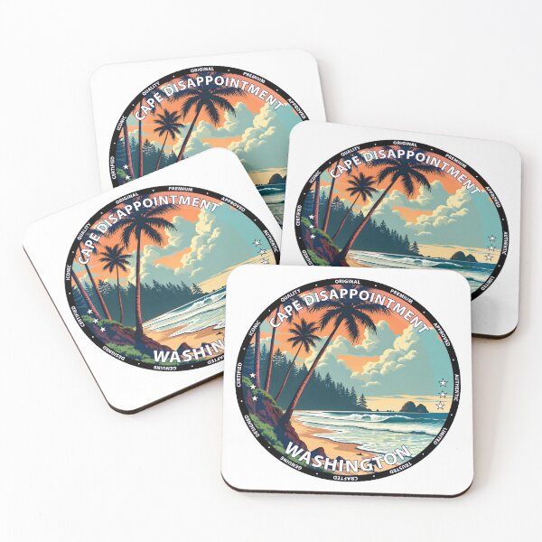Item preview, Cape Disappointment – Washington USA - Surf lifestyle extreme cliffside waves designed and sold by inkNext.
