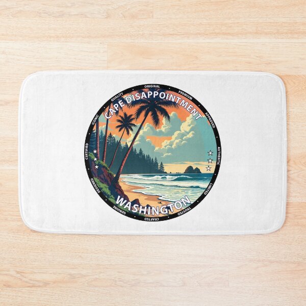 Item preview, Cape Disappointment – Washington USA - Surf lifestyle extreme cliffside waves designed and sold by inkNext.