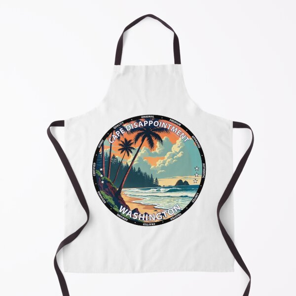 Item preview, Cape Disappointment – Washington USA - Surf lifestyle extreme cliffside waves designed and sold by inkNext.