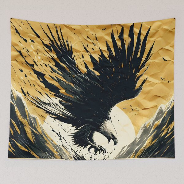 Item preview, Charcoal Parchment Eagle, Ai Generated Art  designed and sold by ACC .
