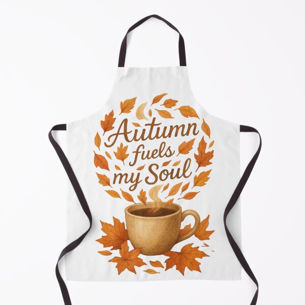 Item preview, Autumn Fuels My Soul - Cozy Autumn Coffee Illustration designed and sold by CaleidoscopioLS.