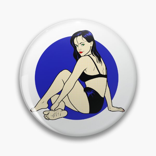 Item preview, Goth Bikini Pinup designed and sold by SolefulStickers.