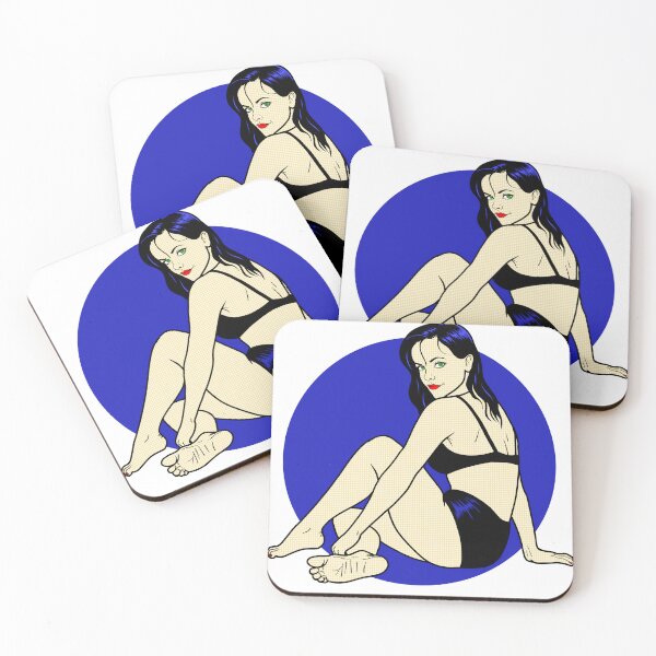 Item preview, Goth Bikini Pinup designed and sold by SolefulStickers.