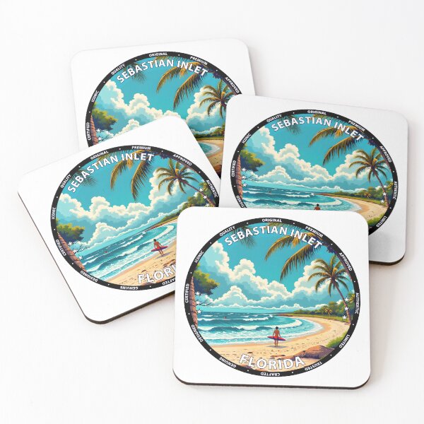 Item preview, Sebastian Inlet – Florida USA - Surf lifestyle powerful inlet waves designed and sold by inkNext.