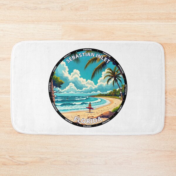 Item preview, Sebastian Inlet – Florida USA - Surf lifestyle powerful inlet waves designed and sold by inkNext.