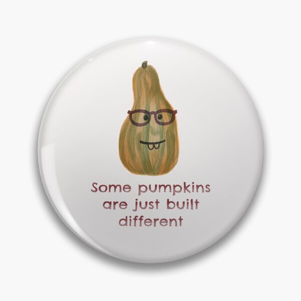 Item preview, Some Pumpkins Are Just Built Different | Nerd Face Pumpkin Emoji Watercolor Halloween Design designed and sold by Leticia Maltez.