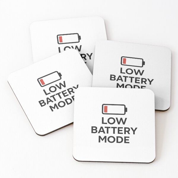 Item preview, Low Battery Mode Funny Design – Tech Humor designed and sold by PAPIRO SIGLO XXI.