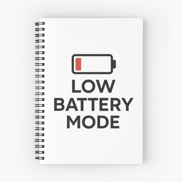 Item preview, Low Battery Mode Funny Design – Tech Humor designed and sold by PAPIRO SIGLO XXI.