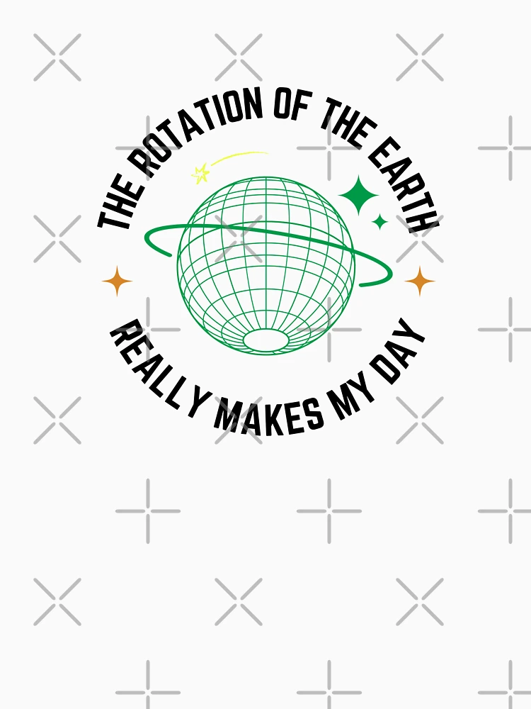 Thumbnail 6 of 6, Pullover Hoodie, Earth Rotation – Science Humor Design designed and sold by NxtGenDesigns.