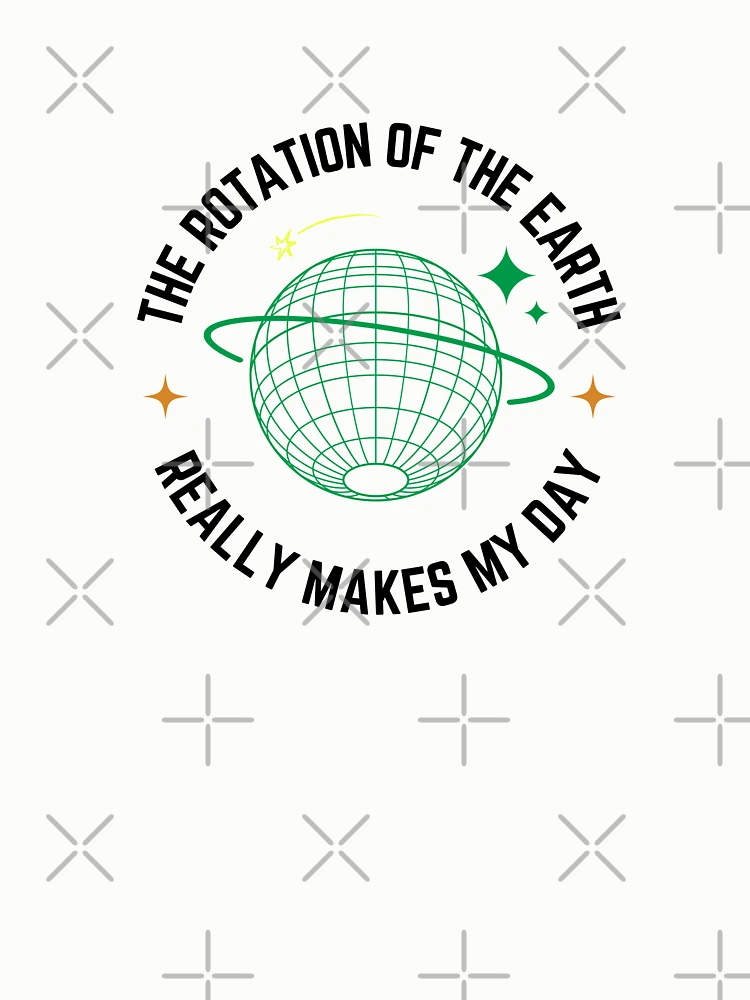 Thumbnail 6 of 6, Pullover Sweatshirt, Earth Rotation – Science Humor Design designed and sold by NxtGenDesigns.