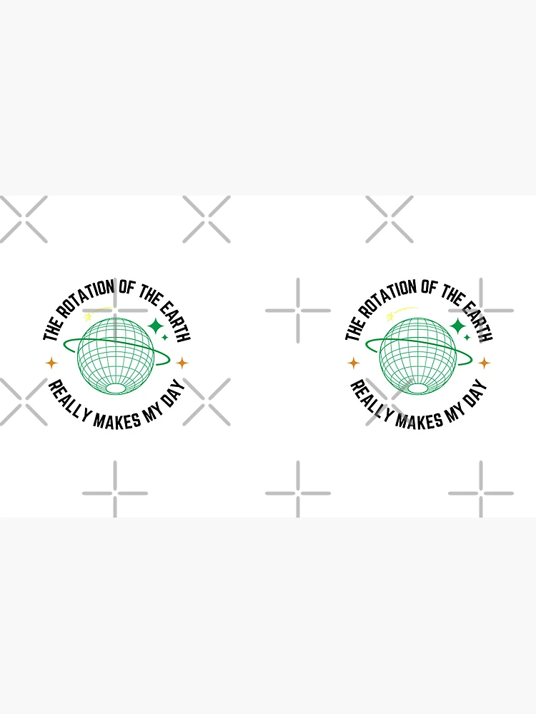 Thumbnail 4 of 4, Coffee Mug, Earth Rotation – Science Humor Design designed and sold by NxtGenDesigns.