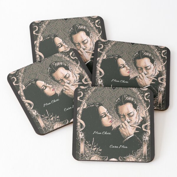 Item preview, Gomez and Morticia love designed and sold by SanelaLuckyStar.