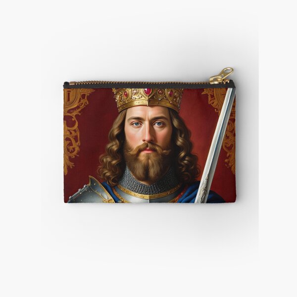 Item preview, Ornate portrait of  King Arthur of Camelot from the Arthurian Legends designed and sold by Vintage Designs +.