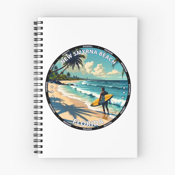 Item preview, New Smyrna Beach – Florida USA - Surf lifestyle Atlantic waves designed and sold by inkNext.