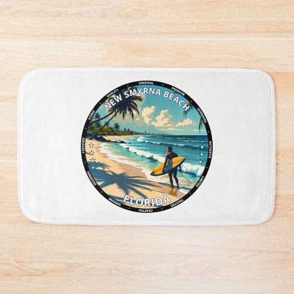Item preview, New Smyrna Beach – Florida USA - Surf lifestyle Atlantic waves designed and sold by inkNext.