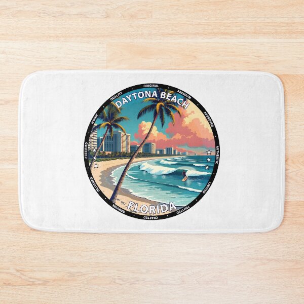 Item preview, Daytona Beach – Florida USA - Surf lifestyle sandy beach waves designed and sold by inkNext.