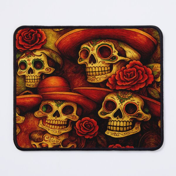 Item preview, The Mexican Dia de los Muertos Skulls designed and sold by Helios Be. Lavsh.