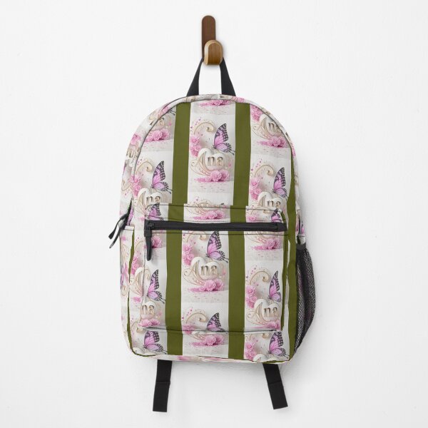 Item preview, Pretty Pink Butterfly with Ana Name Art designed and sold by Sarah Turner.