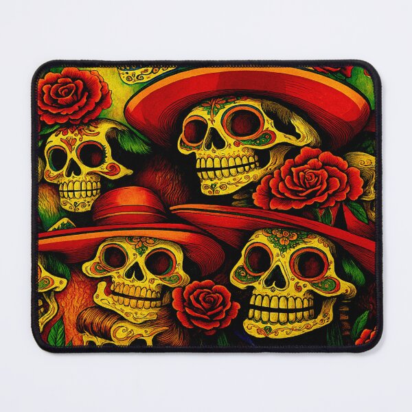 Item preview, The Mexican Dia de los Muertos Skulls #1 designed and sold by Helios Be. Lavsh.