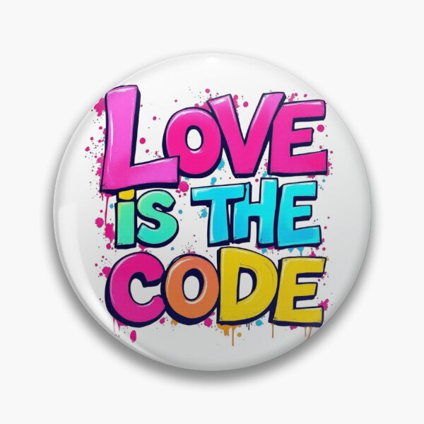 Item preview, Love Is The Code designed and sold by JusRight TT.