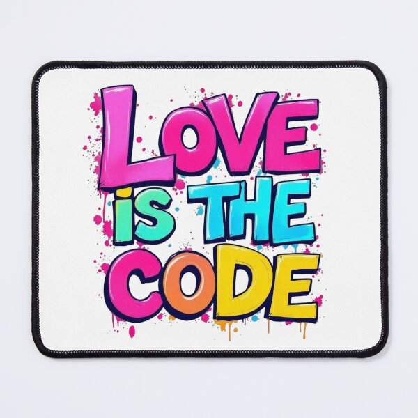 Item preview, Love Is The Code designed and sold by JusRight TT.