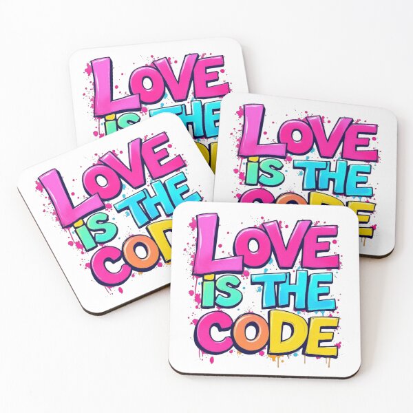 Item preview, Love Is The Code designed and sold by JusRight TT.