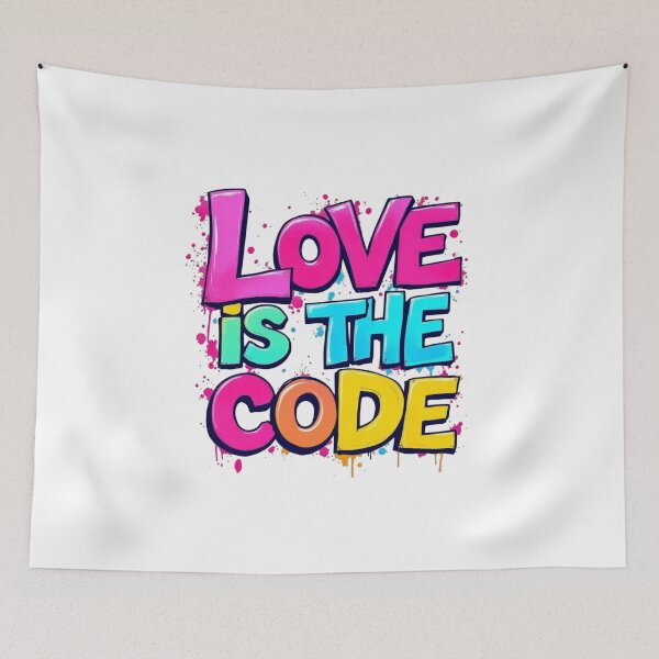 Item preview, Love Is The Code designed and sold by JusRight TT.