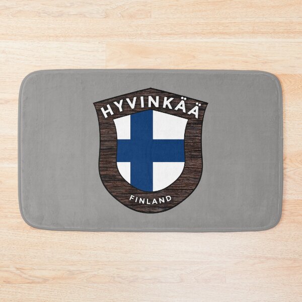 Item preview, Hyvinkää Finland Emblem Flag designed and sold by World Designs.