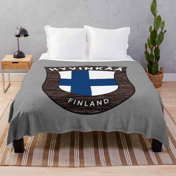 Item preview, Hyvinkää Finland Emblem Flag designed and sold by World Designs.