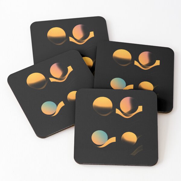 Item preview, Modern Abstract Art – Circles, Waves, and Gradient Composition designed and sold by OnPointOutfits.