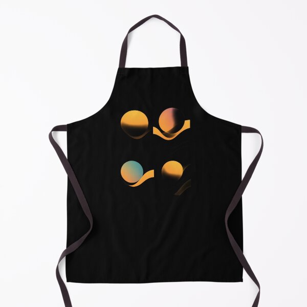 Item preview, Modern Abstract Art – Circles, Waves, and Gradient Composition designed and sold by OnPointOutfits.