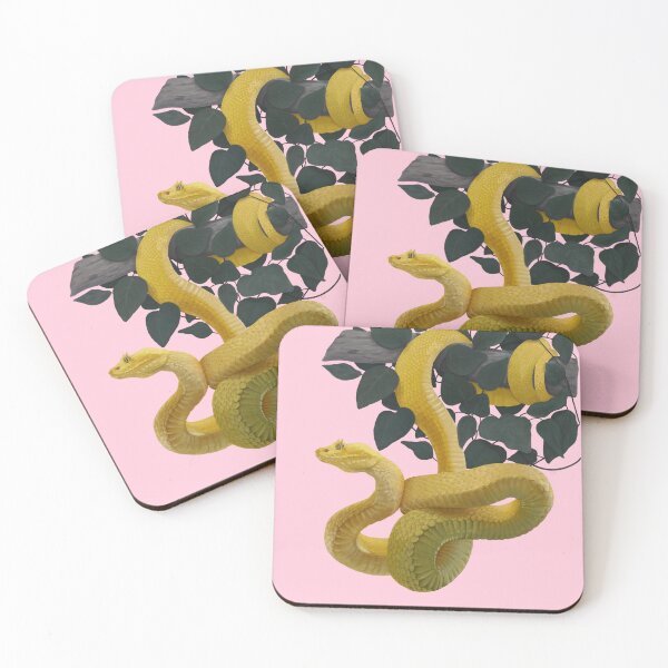 Item preview, Yellow eyelash viper designed and sold by CLBArtDesign.