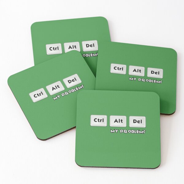 Item preview, Ctrl Alt Del My Problems designed and sold by ART Simple.