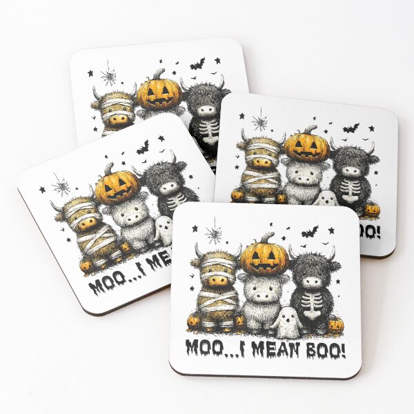 Item preview, Ghost Cow T-Shirt, Funny Halloween Moo I Mean Boo, Cute Spooky Cow Lover Gift designed and sold by DuneHaicna.