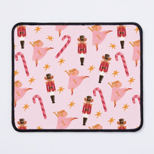 Item preview, Pink Nutcracker Ballet, Candy Canes & Mice  designed and sold by KittyStrand.