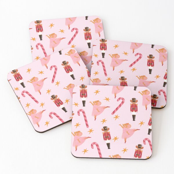 Item preview, Pink Nutcracker Ballet, Candy Canes & Mice  designed and sold by StudioKitti.