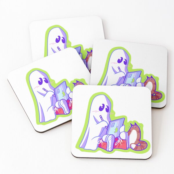 Item preview, Ghost & Friend drawing designed and sold by Abbsteel.