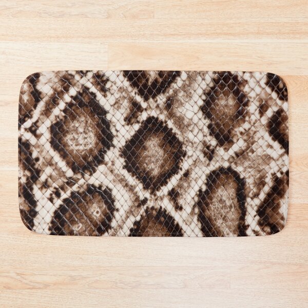 Item preview, Python Animal Pattern - Warm Brown Diamond Motif designed and sold by trajeado14.