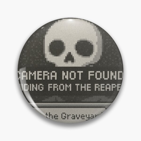 Item preview, Camera Not Found – Retro Skeleton Webcam Halloween Pixel Art designed and sold by PulsivoxRecords.